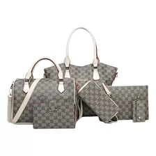 Set 5 Bolsos Carteras Dama Mujer Cosmetiquera billetera