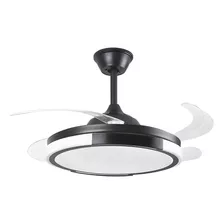 Ventilador De Techo Retráctil 4 Aspas Con Luz Led 42 