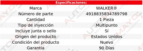 1-inyector De Combustible Walker Journey V6 3.5l 2009 - 2010 Foto 5