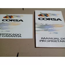 Manual Proprietário Corsa Gsi Gl Wind Pick Up 95 1995 1996 