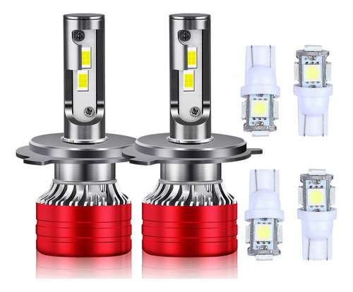 1 Par - 9006 Focos Bombilla Led Antiniebla Blanco 6000k Mitsubishi MONTERO 4X4 CLOSED