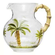 Jarra 2,8 Litros Para Água Ou Suco De Acrílico Palm Tree 