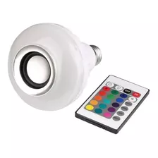 Bombillo Luz Led Colores Con Parlante Bluetooth