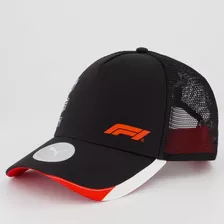 Boné Puma Fórmula 1 F1 Statement Trucker Preto