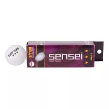 Pelotas De Ping Pong Sensei 3 Estrellas 3 Unidades