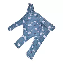 Pijama Mujer Invierno Con Capucha Largo Plush