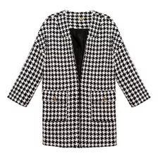 Blazer Ginebra Wood Mujer Estampado Lana 