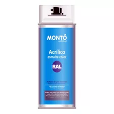 Pintura En Spray Acrilico Mate - 400 Ml - Negro Intenso