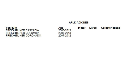 Fuelles Tubo De Escape Freightliner Cascadia/columbia 08/13  Foto 5