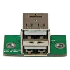 Bracket Conector Panel Frontal 2 Puertos Usb 2.0 Gabinete