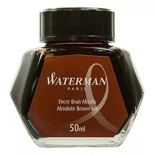 Tinta Pluma Fuente Waterman - 50 Ml - Absolute Brown