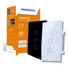 Interruptor Zigbee Inteligente 3 Botões Alexa Novadigital Cor Branco