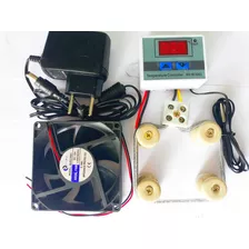 Kit Para Chocadeira 220v Termostato Resistencia Cooler Fonte