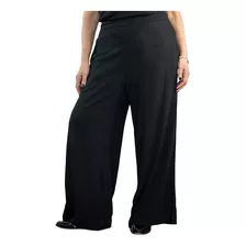 Pantalón Palazzo Lino Negro Kura