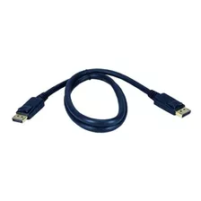 Cable Qvs 10 Pies M / M Displayport Con Conectores De Enganc