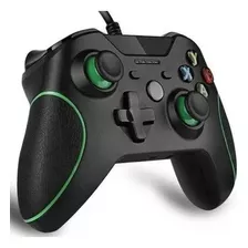 Controle Compatível Xbox One E Pc Com Fio Feir Cor Preto