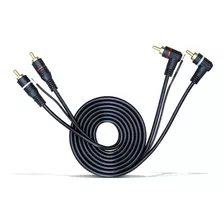 Cabo Som Automotivo 2+2 Rca 1,5 Metros Kx3 Preto