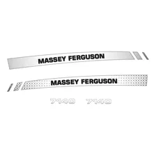 Kit Etiquetas Adesivos Trator Massey Ferguson 7140