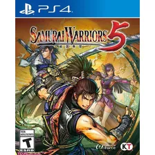 Jogo Ps4 Samurai Warriors 5 Game Mídia Física