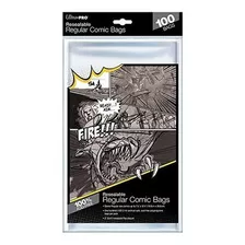 Ultra Pro Tamao Regular 7 1/8 X 10 1/2 Bolsas Comicas R