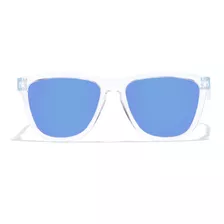 Lentes De Sol Hawkers Polarizados One Raw Hombre Y Mujer Diseño Transparente/azul Polarizado