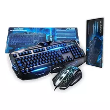 Teclado + Mouse Para Pc. Jugadores Gamin *soy Tienda*