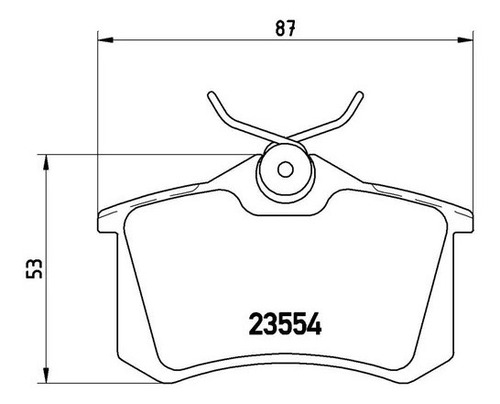 Balatas Traseras Ibiza Peugeot 307 Audi A6  Brembo P85020 Foto 3