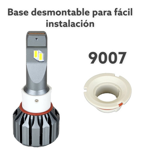 Focos Led 9007 Vw Jetta A4 00-07 Faros Premium Gama Alta Luz Foto 3