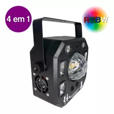 Multi Efeitos Led Laser Bola Magica Strobo Luz Negra Dmx