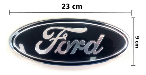 Emblema Ford De 23 Cm Para Rejilla De Cajuela F150 F250 F350 Foto 2