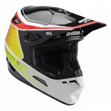 Casco Moto Answer Ar1 Vivid Red/white/hyper Acid