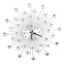 Soonhua Reloj De Pared Moderno De Cristal Con Diamantes, Rel