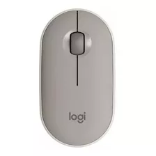 Mouse Logitech Bluetooth Usb M350 Pebble Almond Milk