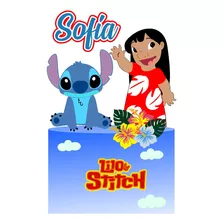 784 - Arquivo Digital Topo De Bolo Lolo Stitch
