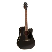 Guitarra Electroacústica Cort Standard Ad880ce Para Diestros Black