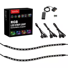 Speclux Kit De Tiras De Luces Led Rgb Direccionables Para Pc