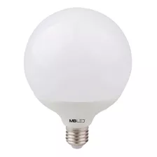 Kit 3 Lâmpadas Led Globo 20w Bivolt Mbled Branca Morna 3000k