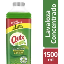 Quix Concentrado Lavaloza Concentrado Limón 1.5l