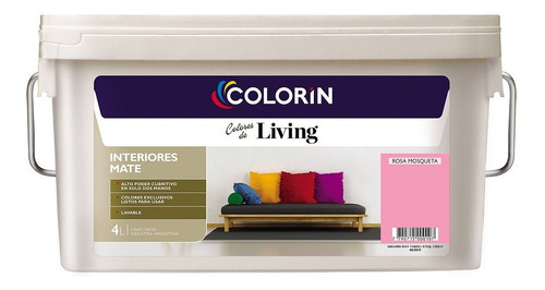 Colorin Living Pintura Látex Interior Colores 4 Lts Miglior