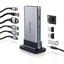 Lention Estación De Acoplamiento Usb C Con Hdmi 4k 60 Hz, Pd