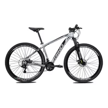 Bicicleta Rino Everest Aro 29 Freio Disco 24v Câmbios Shiman Cor Prata Tamanho 15