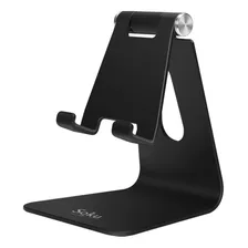 Soporte Metal Celular Tablet Pad De 4'' A 13' Lujo Ajustable Color Negro