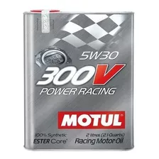 Óleo Motul 300v Power Racing 5w30 2l - 100% Sintético