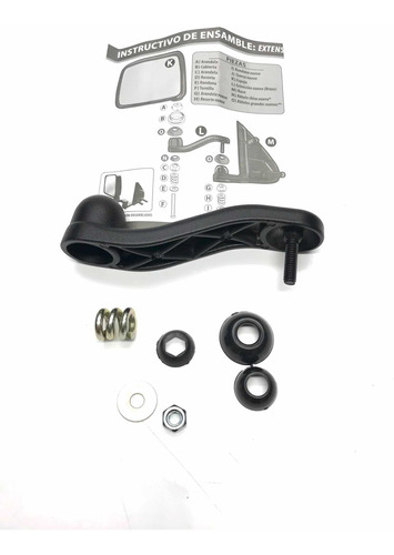 Extensin Para Espejo Pick-up Nissan Universal Metlica  Foto 3