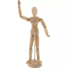 Figura Humana 30 Cm Madera Maniquí Muñeco Para Arte Dibujo