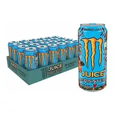 Juice Monster Mango Loco, Bebida Energética, 16 Onzas