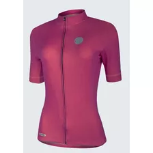 Camisa De Ciclismo Feminina Mauro Ribeiro Mc Violeta/rose