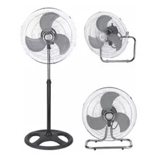 Ventilador Mostline 3 En 1 Pie Pared Y Mesa 18 Palas Metal