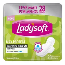 Absorvente Ladysoft Normal Suave Com Abas 28un