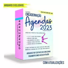 Combo Digital Encadernação Agenda Planner 2023 + Brinde